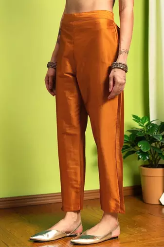 Women Ethnic Motifs Regular Mirror Work Kurta with Trousers & With Dupatta