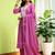 Women Ethnic Motifs Chikankari Pure Cotton Kurta with Trousers & With Dupatta