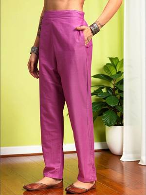 Women Ethnic Motifs Chikankari Pure Cotton Kurta with Trousers & With Dupatta 4