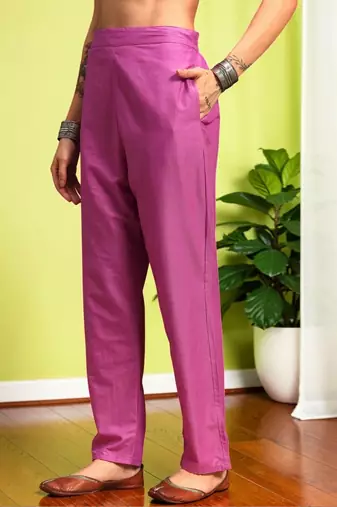 Women Ethnic Motifs Chikankari Pure Cotton Kurta with Trousers & With Dupatta