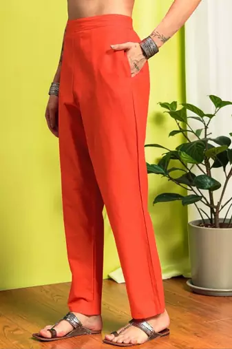 Women Ethnic Motifs Embroidered Regular Thread Work Pure Cotton Kurta with Trousers & With Dupatta