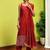Women Ethnic Motifs Regular Thread Work Kurta with Trousers & With Dupatta