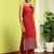 Women Ethnic Motifs Regular Thread Work Kurta with Trousers & With Dupatta