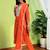Women Ethnic Motifs Chikankari Pure Cotton Kurta with Trousers & With Dupatta