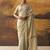 Grey modal cotton blend woven saree with zari border