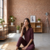 Brown solid collared two-piece co-ord set