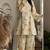 Off white crepe kurta set with farshi pant & nazmin dupatta