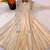 Ivory gown set with pant & butterfly net dupatta