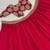 rani pink color sequins Dori work on waist Roman silk blend lehenga Choli Set 