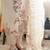 Off-white cotton poly embroidered kurta set