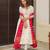Off-white chanderi silk embroidered kurta set