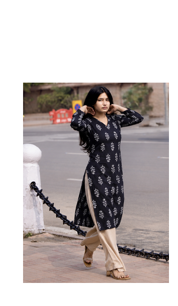 Rayon Printed Jaipuri Kurtas & Kurtis 2