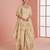Light-ivory silk blend embroidered palazzo set