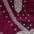 Maroon cotton embroidered salwar kameez