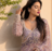 Lavender Color  Beautiful sequins and Beads Embroidery Work with fancy latkan Net Saree