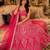 Rani Pink color Embellished Coding Work Foil Sequins Work Real Mirror Work Satin silk bland Lehenga Choli Set