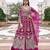 Rani net semi stitched anarkali suit with embroidery & stone work