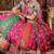 Multi Digital Print Fully Mirror Cotton Lahenga Choli Set