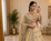 beige color Embroidery Cutwork Dori Heavy work Silk blend Lehenga Choli Set