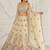 beige color Embroidery Cutwork Dori Heavy work Silk blend Lehenga Choli Set