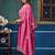 Vichitra silk embroidery & sequins work anarkali kurta pant dupatta set for women 