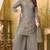 Fancy silk embroidery & sequins work fancy kurta palazzo dupatta set for women