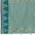 Women sea green silk blend banarasi jacquard woven saree with blouse