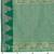 Women emerald green silk blend banarasi jacquard woven saree with blouse