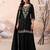 Vichitra silk embroidery & sequins work fancy kurta palazzo dupatta set for women 