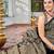 Women olive grey silk blend banarasi jacquard woven saree with blouse