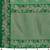 Women emerald green silk blend banarasi jacquard woven saree with blouse
