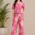 Women pink printed co-ord set