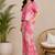 Women pink printed co-ord set