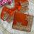 Orange Color Embroidery And Sequance Work Satin Saree