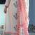 Off white pure cotton handblock floral printed kurta set with dupatta