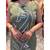 Green pure cotton mirror work bandhani printed kurta set
