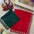 red color Beautiful sequins Embroidery Georgette saree