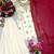 cream color embroidery sequin work crepe kurti sharara set
