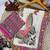 white color butterfly and floral print sequins and real mirror work chinnon silk blend saree