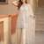 Off White Color Embroidery And Sequance Work Georgete Salwar Suit