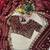 maroon color designer embroidery work sequins jarl thread with cutwork border  satin silk blend saree