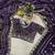 purple color designer embroidery work sequins jarl thread with cutwork border  satin silk blend saree