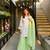 Light Green Color Embroidery And Sequences Work Georgette Salwar Suit