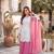Pink Color Embroidery And Sequences Work Georgette Salwar Suit
