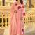 Women Floral Embroidered Pleated Thread Work Pure Cotton Kurta with Trousers & With Dupatta
