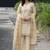 Women Ethnic Motifs Embroidered Regular Thread Work Silk Chiffon Kurta with Palazzos & With Dupatta
