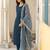 Pure Silk Jacquard Straight Kurta With Trousers & Dupatta