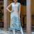 Digital Printed V-Neck Straight Kurta