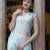 Digital Printed V-Neck Straight Kurta