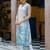 Digital Printed V-Neck Straight Kurta